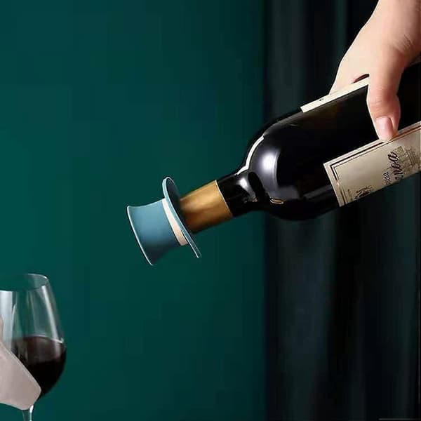 Crday 3 deler silikon vinpropp flaskepropp vinflaskepropp vinpropp gave