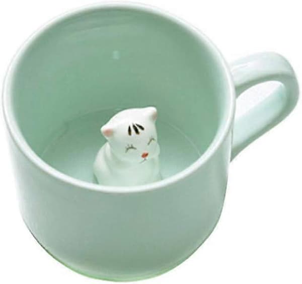 Kaffe Melk Te Keramiske Krus - 3D Dyr Morgenkopp Beste Gave til Morgen Drikke, og Bursdager, for Jenter Kvinner Gutter
