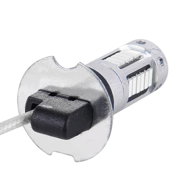 2 stk H3 10W 30 SMD-4014 LED tåkelys for bil, DC 12V blått lys Blue Light
