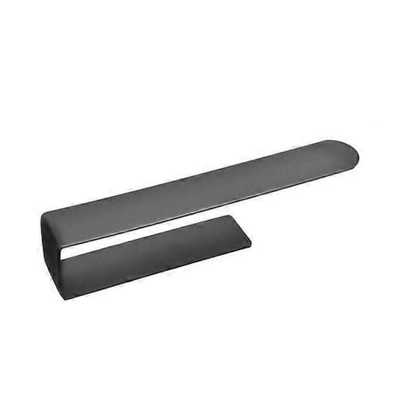 Håndklædeholder, rustfrit stål, kapacitet 5 kg, 24,5 cm, mat sort