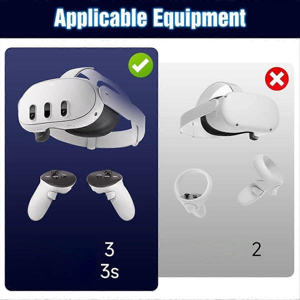 Justerbare håndledsremme til Meta Quest 3/3S - Holdbare og sikre controller-håndremme til nem installation