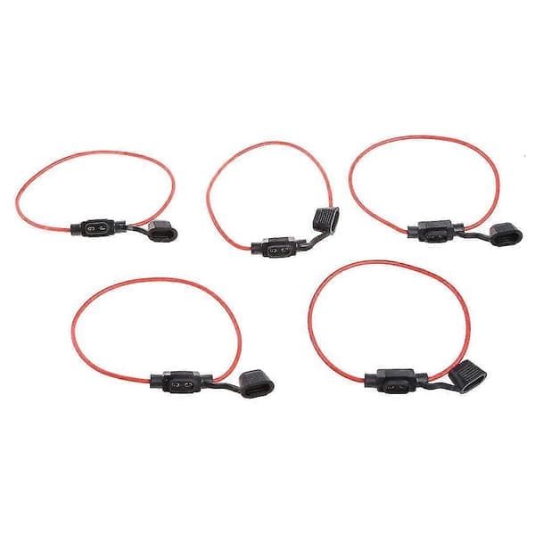 5st Inline Mini Bladsäkringshållare Stänksäker För 12v 30a Säkringar Bil Motorcykel
