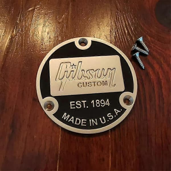 Metallgitarr vippströmbrytare bakplåtslock för Gibson LP Les Paul gitarrdelar GZW black