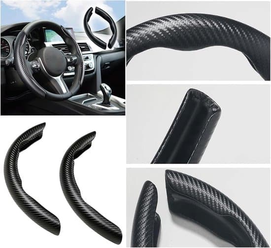 Ratlåg 2 stk. Universal skridsikker kulfiber passer til 36-40 cm Sort Panter [Ho]
