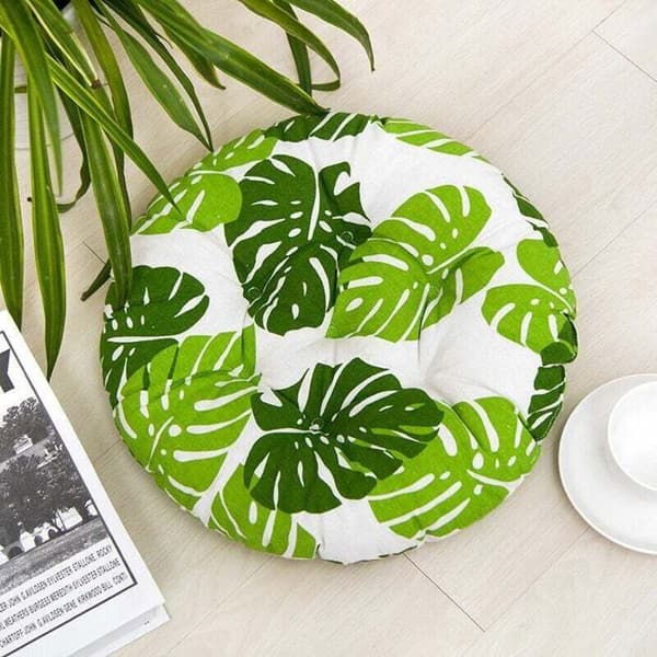 Runde stolputer - PZCC - Sett med 2 - 45x45 cm - Innendørs og utendørs bruk - Slitesterk polstring
