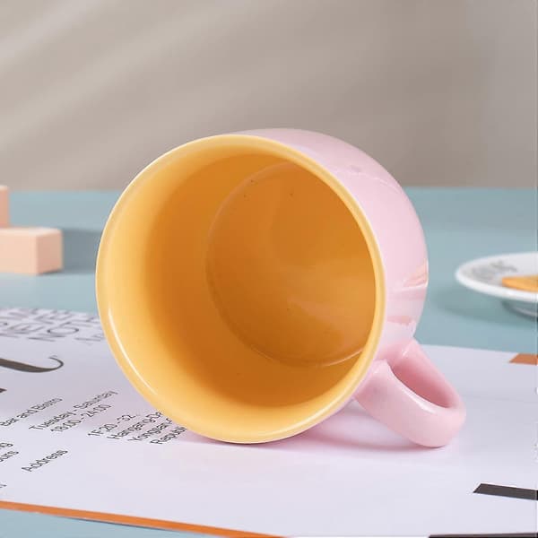 650ML/22OZ Stor Keramisk Kaffemugg, Stor Tekopp för Kontor och Hem, Diskmaskins- och Mikrovågssäker
