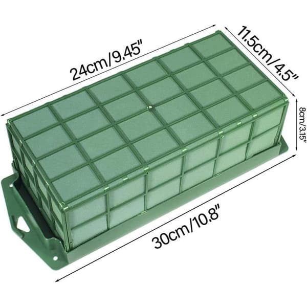 Blomsterskum - 6 blokke - Rektangulær - Grøn - Vandabsorberende - Bryllupsarrangement