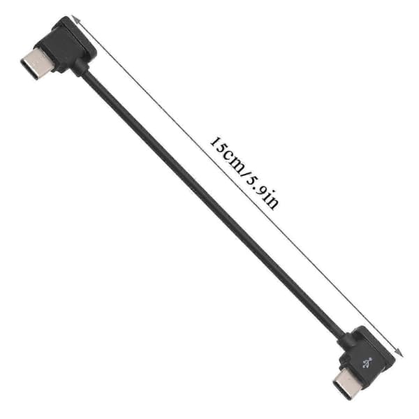 DJI Mavic Air 2/Mini 2 Typ C Fjärrkontrollkabel 15cm USB C Data Synkroniseringsladd Laddningskabel