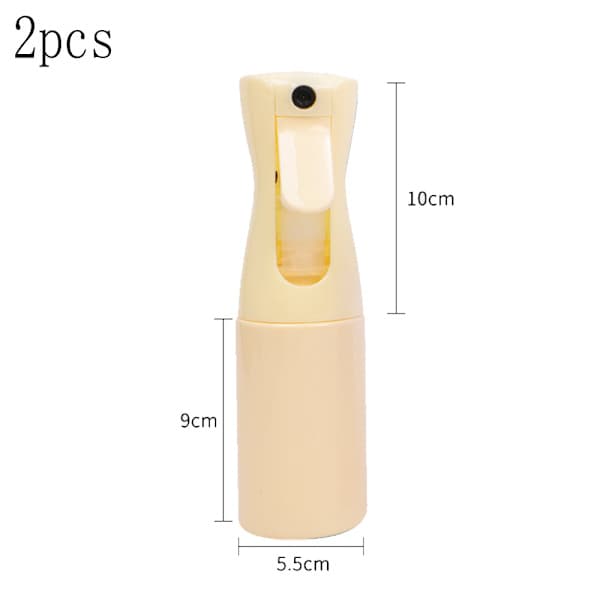 2 stk sprayflaske - 200 ml - lys gul