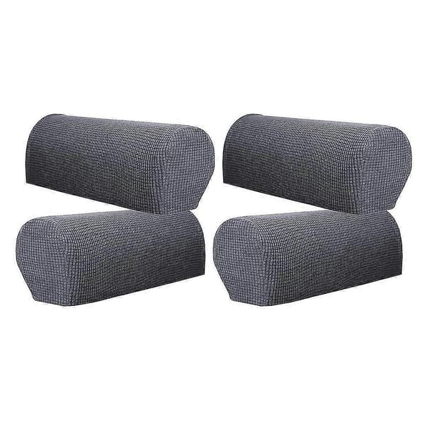 Sett med 4 flanellmøbler Sofaer Armlenebeskyttere Grå