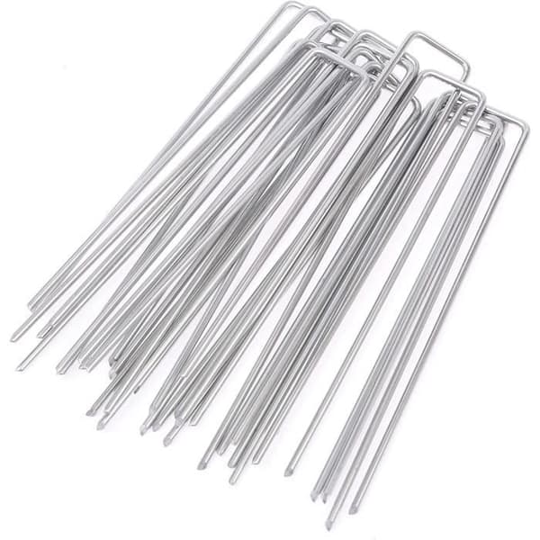 Fastgørelsespæle - Galvaniseret Stål - 150x25mm - Ø 3mm - 100stk
