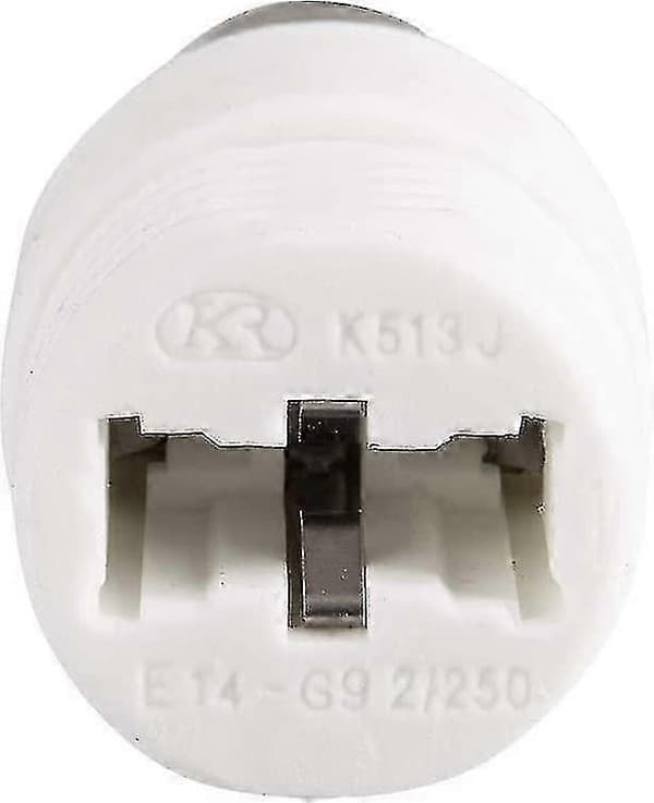 2-pak E14 til G9 keramisk fatningsadapter til LED, halogen, CFL-pærer-YUHAO