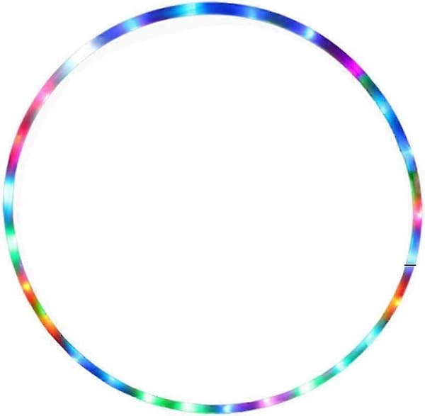 Färgskiftande Hula Hoops, Flera Lysande Hula Hoops 80cm