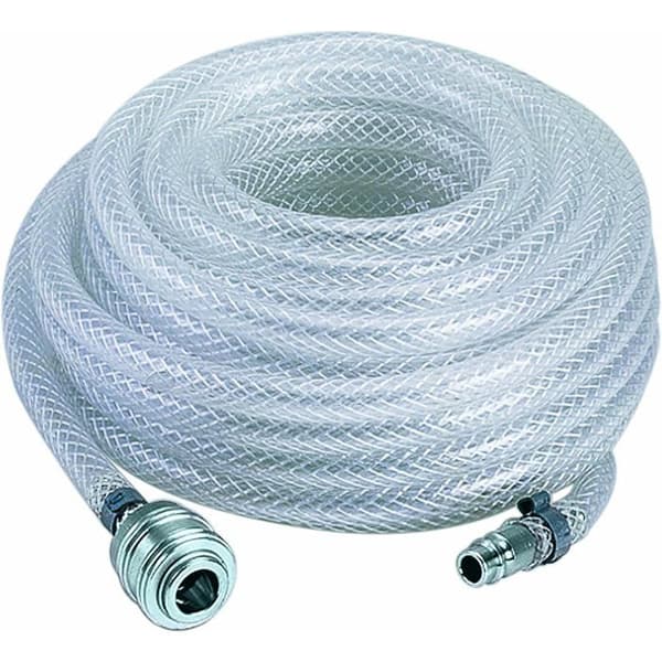Original 15m højtryksslange til kompressor, maksimalt tryk 15 bar, 1/4\" fitting