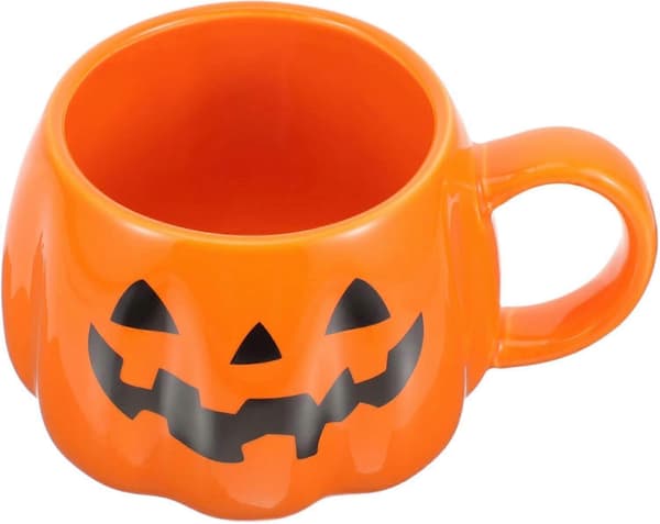 Halloween Pumpa Koppar Espresso Kopp Kaffemuggar Kopp Spökmugg Pumpamugg Utsökt Mjölkkopp Pumpa Vattenkopp Skrivbordskaffe
