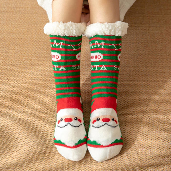 1 Par Mid Tube Socks Elements Plysch Medium Tube Tjock Hög Elast C