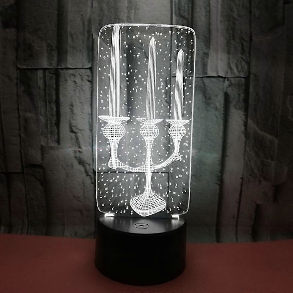 Cyberpunk Lampa, Hypnotisk Skugga med Kreativ Design, Enkel Installation, Rika Färger, LED-ljuskälla, Idealisk för Sovrum, Studierum (Svart Sits)