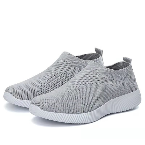SLIP-ON ERGONOMISKA UTOMHUSSNEAKERS I MESH FÖR DAM