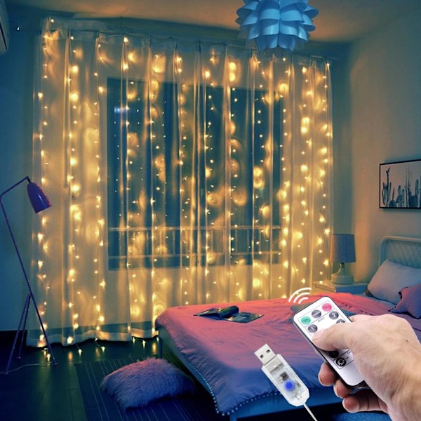 Jul Gardin Ljusslinga Girlang Festong God Jul Dekor För Hem Julpynt Julklappar