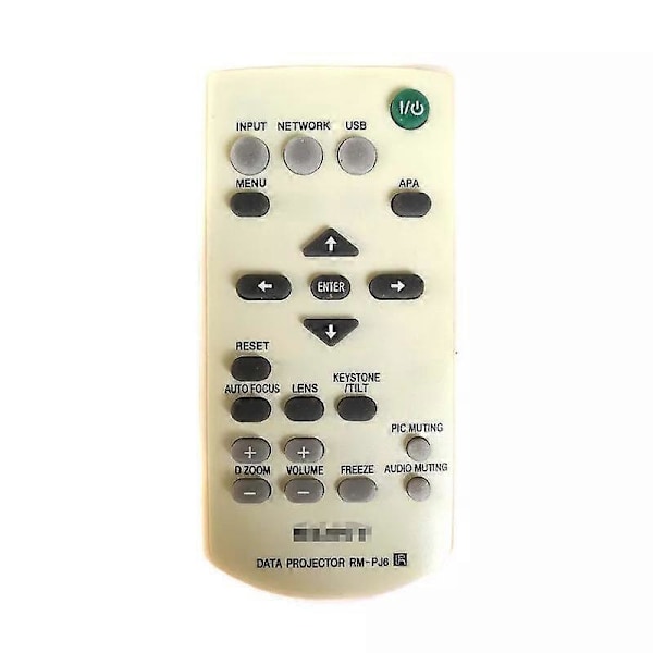 RM-PJ6 Ersättningsfjärrkontroll för Sony Projektorer VPL-EX7 VPL-ES1 VPL-ES2
