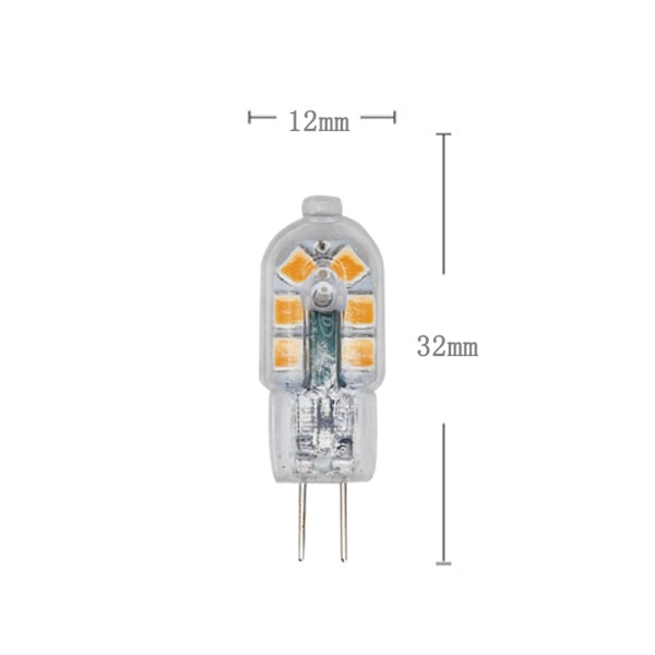 10st G4 3W 200-300lm 12LED LED Bi-pin Lampor 2835SMD Varmvit Kallvit Naturvit Led Majskolv B