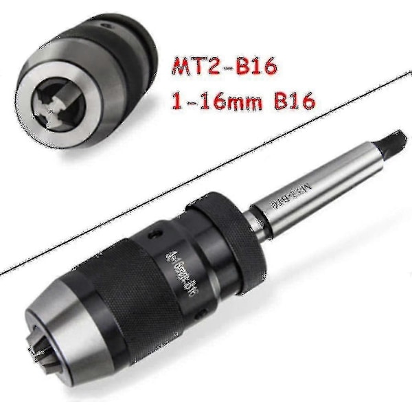 Borrfoder Snabbspänningsborrchuck 1-16Mm B16 Med Kona