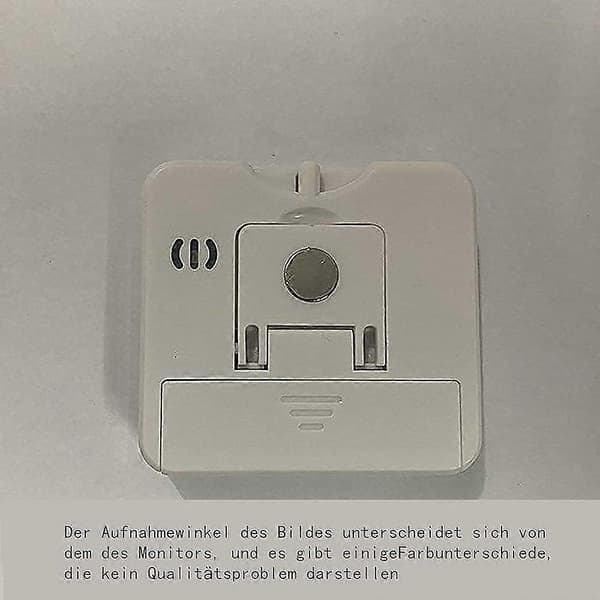 Äggklocka med Högt Alarm och Stor Display, Digital Köksklocka, Magnetisk Timer, Nedräkning, Sovklocka, Digitalt Stoppur (Vit)