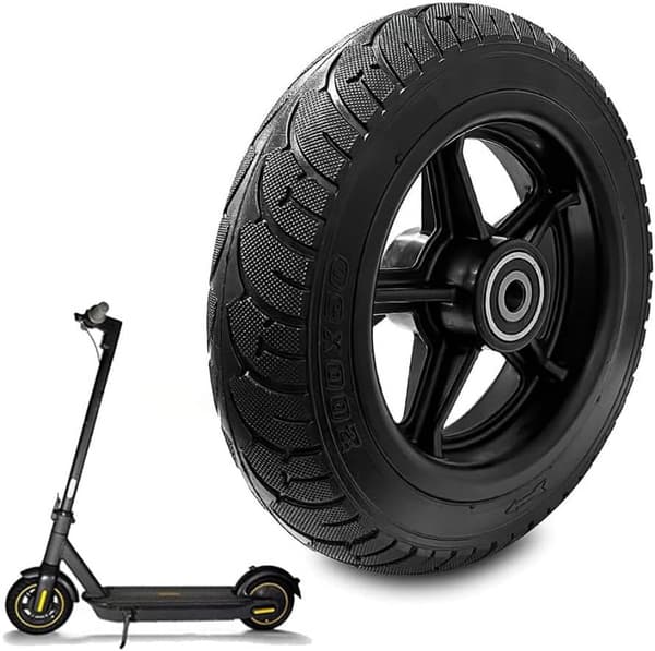 (1 st) 200x50 Solid Däck Hjul För Elektrisk Skoter Bil 8 tum Solid Hjul-hz