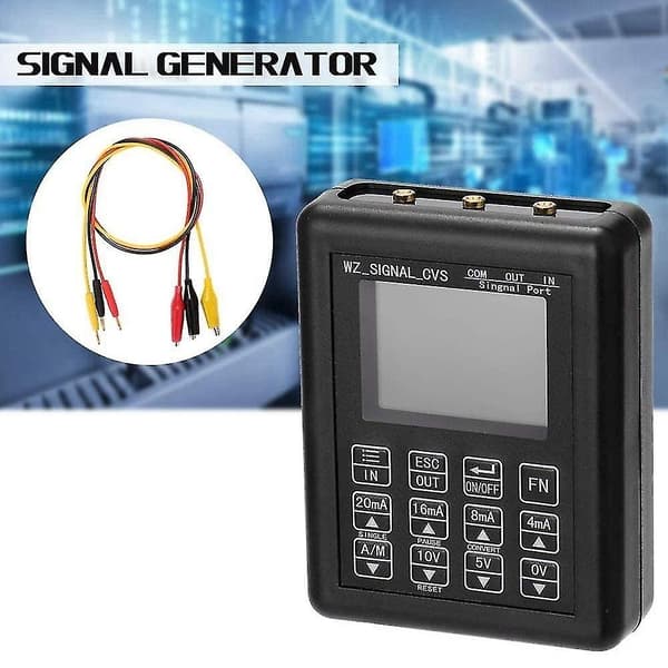 4-20MA 0-10V Justerbar Signalgenerator Processkontroll Signal Kalibrator Konstant Strömkälla 0