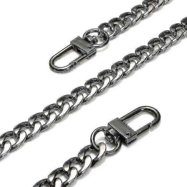 Väskdelar Tillbehör, Guldbälte, Handväska Tillbehör Black 80cm