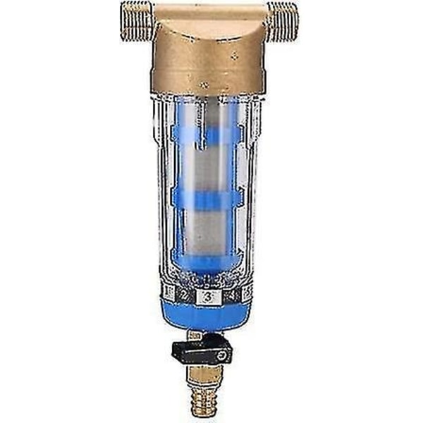 Återanvändbart Vattenfilter Sediment Vattenfilter Kran Vattenfilter Hankontakt Sedimentfilter för Fontän