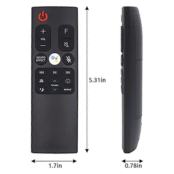 Ny Original AKB75595321 Fjärrkontroll för LG Soundbar System SL10YG SL9YG SL8Y