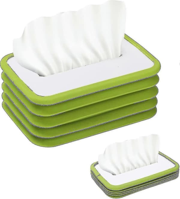 Silikon Tissue Box - Vikbar Tissue Dispenser - Praktisk Tissuehållare - Lämplig För Badrum,
