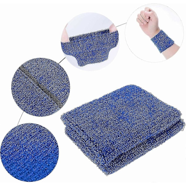 12 Par Svettåliga Armband Bomull Sportarmband Svettabsorberande Armband För Pojkar Flickor ,