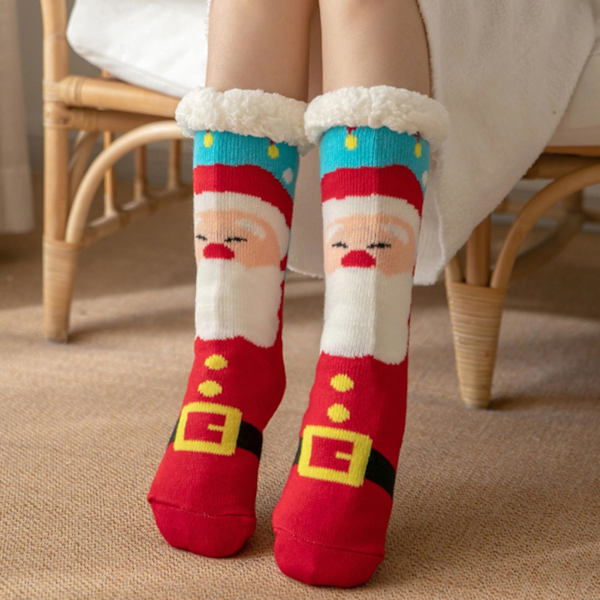 1 Par Mid Tube Socks Elements Plysch Medium Tube Tjock Hög Elast C