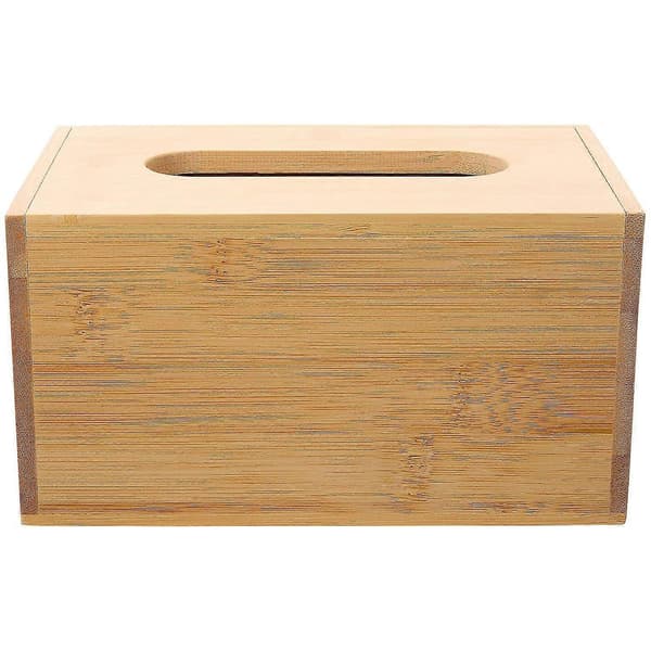 Servettbox Omslag Kontor Servettbox Bambu Vardagsrum Servettbox Rektangulär Servetthållare