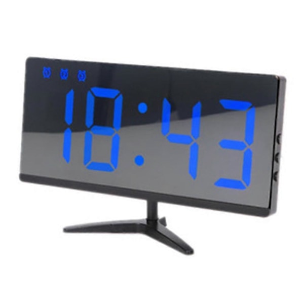 Digital Väckarklocka, LED Väckarklocka med LED-display och 4 justerbara lägen