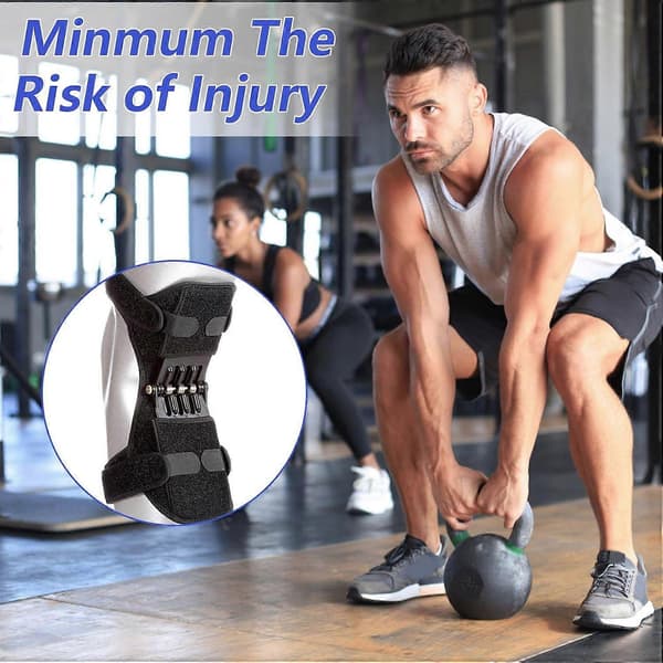 Power Knee Halkskydd Återhämtning Andningsbart Skydd Stöd