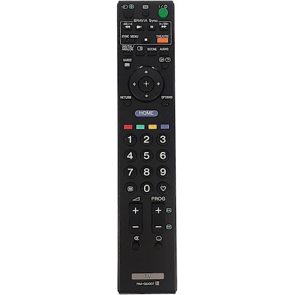 RM-GD007 Fjärrkontroll för Sony LCD TV Bravia TV Audio Ersätter RM-GD004 KDL-32V5500W