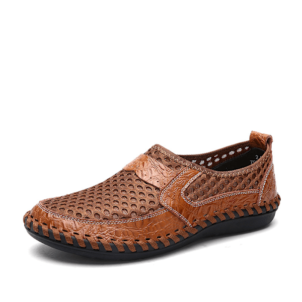 Herr Sneakers Loafers & Slip-Ons Bekväma Skor Vardag Tissage Volant Grön Brun Blå Sommar