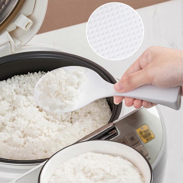 Stående Ris Koksare för Hemmet, Non-Stick Risspade, Ingen Deformation och Ingen Skada på Pannan, Måttlig Hårdhet (2-pack)