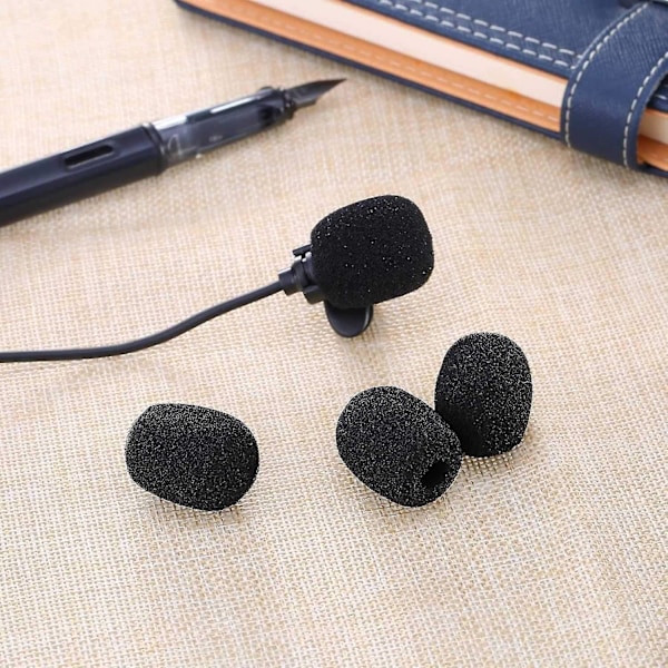20 st Mikrofonmuffar Mini Lavalier Vindruta Slag Headset Mikrofon Vindruta