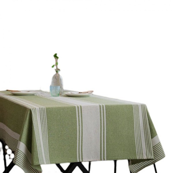 Bordsduk, Sydd Bordsduk Tvättbar Randig Bordsduksblandning Rektangulär Dammtät Bordsöverdrag För Kök Matsal Vår, Sommar, Höst, Vinter