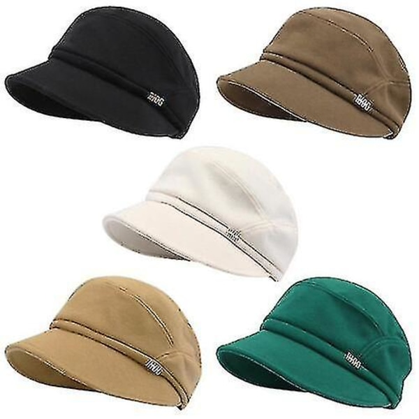 Dam Tjock Basker Newsboy Hat black lambswool