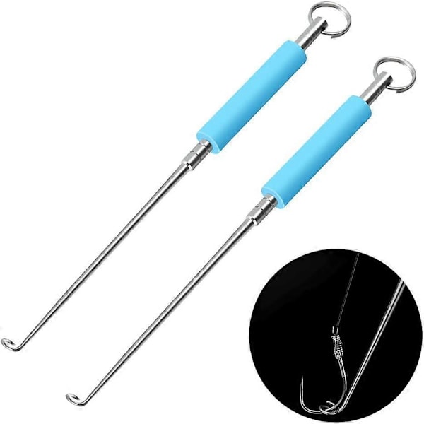 2 Stycken Rostfritt Stål Fiske Krokborttagare Bärbar Fiskekrok Lösare Krokutdragare Fisketillbehör