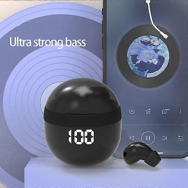 Basshörlurar TWSwireless bluetooth-hörlurar Smart touch-headset med mikrofon