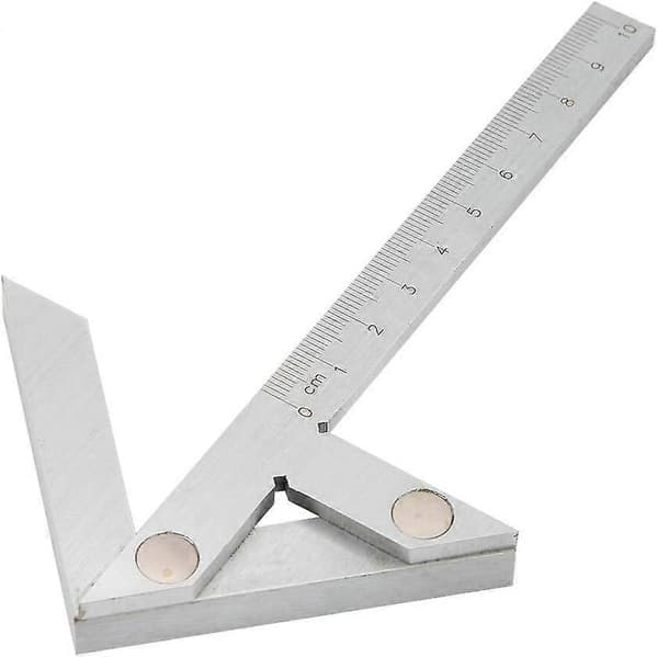 100*70mm Centreringsvinkel Mätare Kolstål Mätare Centrummätare Markör Centrumfinnare