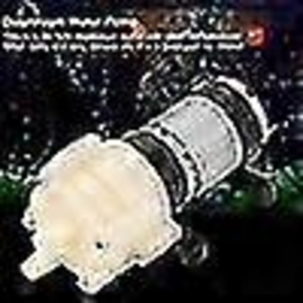 Membranvattenpump 12V Mini Elektrisk Vattenpump 1.5-2L/Min Vattentryck Membranpump För Te M