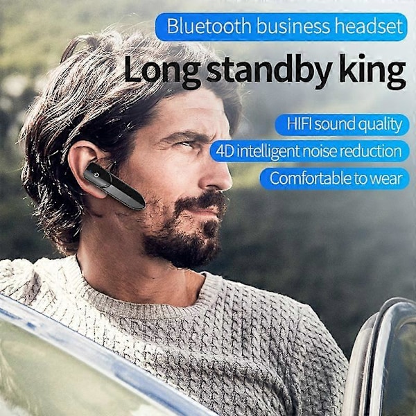Trådlöst Bluetooth headset business handsfree superlång standby V5.0 hörlur
