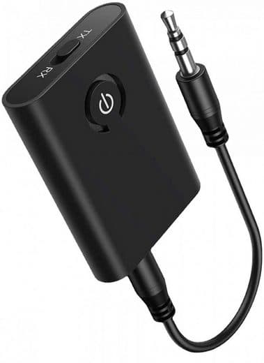 2-i-1 Bluetooth 5.0 Sändare Mottagare Adapter Trådlöst Ljud